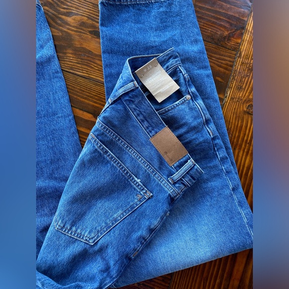 NWT Madewell Low-Slung Straight Jeans Size 28 - Picture 8 of 13